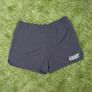 Mens Black Army Shorts